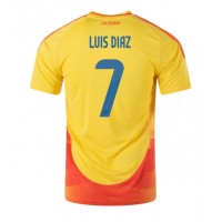 Camiseta Colombia Luis Diaz #7 Primera Equipación Copa America 2024 manga corta